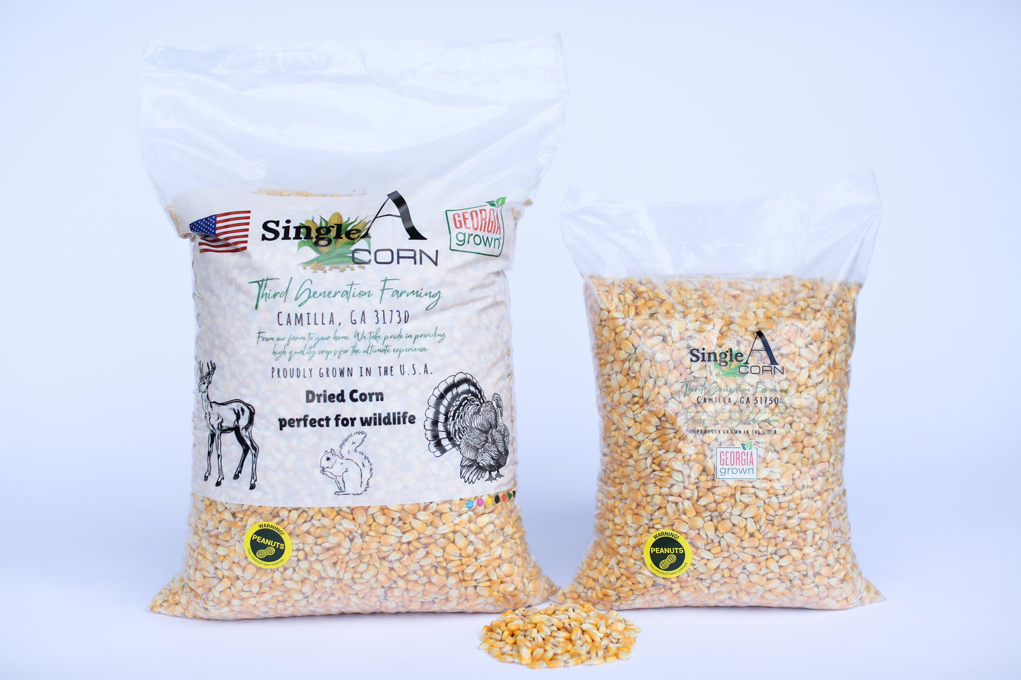 21 lbs Shelled & Dried Whole Kernel Corn