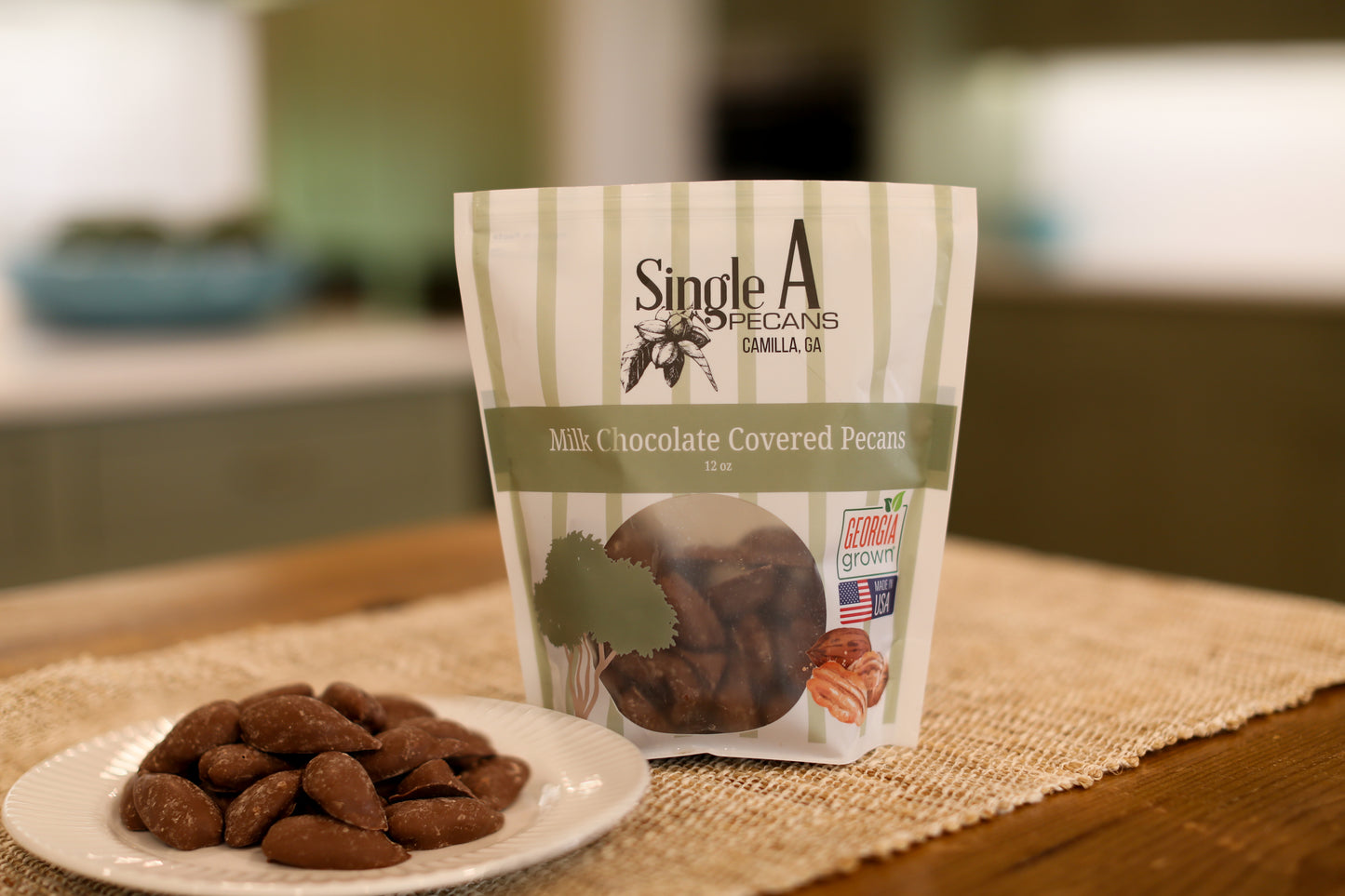 Milk Chocolate Covered Pecans